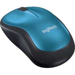 Mouse Logitech M185 - Radiofrecuencia - USB - Óptico - 3 Botón(es) - Azul, Negro - Inalámbrico - 1000 Dpi - Rueda de Desplazamiento - Simétrico