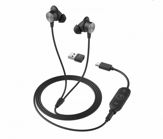 Audifonos Zone Wired Earbuds Logitech, Certificados para Teams