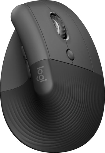 Mouse Logitech Lift - Bluetooth - USB - Óptico - 6 Botón(es) - Grafito - Inalámbrico - 4000 Dpi - Rueda de Desplazamiento - Peque?o/mediano Tamaño de la Mano/palma