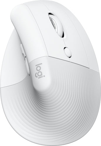 Mouse Logitech Lift - Frecuencia Bluetooth/radio - USB - Óptico - 6 Botón(es) - Blanco - 1 Solamente - Inalámbrico - 4000 Dpi - Rueda de Desplazamiento - Peque?o/mediano Tamaño de la Mano/palma -