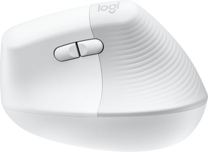 Mouse Logitech Lift - Frecuencia Bluetooth/radio - USB - Óptico - 6 Botón(es) - Blanco - 1 Solamente - Inalámbrico - 4000 Dpi - Rueda de Desplazamiento - Peque?o/mediano Tamaño de la Mano/palma -