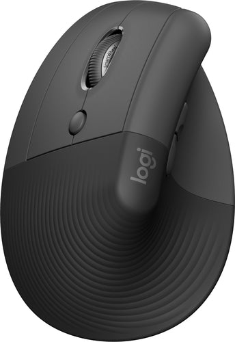Mouse Logitech Lift - Frecuencia Bluetooth/radio - USB - Óptico - 6 Botón(es) - Grafito - Inalámbrico - 4000 Dpi - Rueda de Desplazamiento - Peque?o/mediano Tamaño de la Mano/palma - Zurdo
