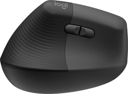 Mouse Logitech Lift - Frecuencia Bluetooth/radio - USB - Óptico - 6 Botón(es) - Grafito - Inalámbrico - 4000 Dpi - Rueda de Desplazamiento - Peque?o/mediano Tamaño de la Mano/palma - Zurdo