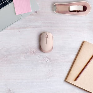 Mouse Inalámbrico Logitech M170 | Óptico, 2.40GHz, Rosa