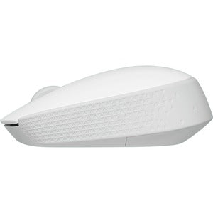 Mouse Logitech M170 - Radiofrecuencia - USB - Óptico - Blanco - Inalámbrico - 2.40GHZ - Simétrico