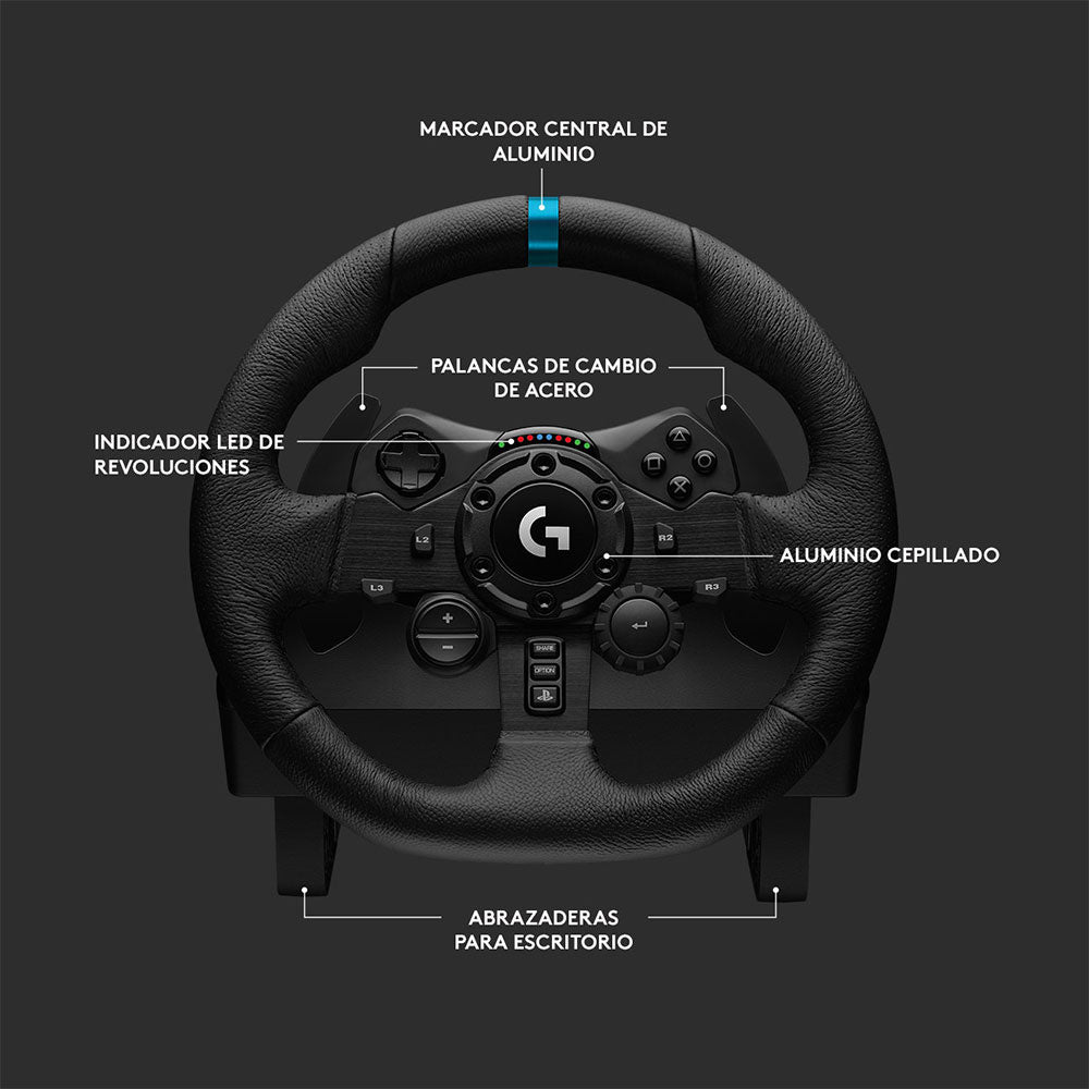 Logitech Volante + Pedales G923 TrueForce, PC/PlayStation 4/PlayStation 5