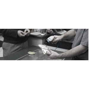 Al Por Menor, Hospitality, Transporte, Logística, Fabricación Ligera/limpia, Gobierno, Industrial Dispositivo de Mano Kit de Lector de Código de Barras Zebra DS2208-SR - Negro Crepúsculo - Cable