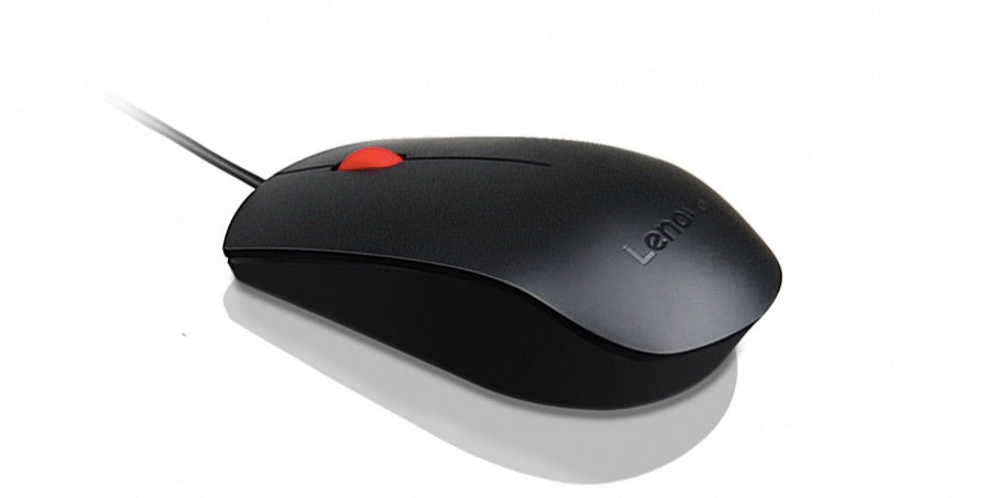 Mouse USB Lenovo Essential 4Y50R20863 | Diseño Ergonómico, Conexión Rápida