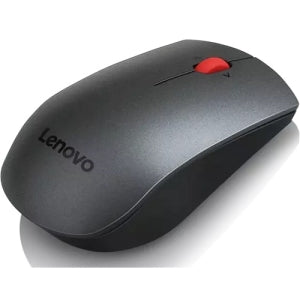 Mouse Lenovo - Radiofrecuencia - USB - Láser - 5 Botón(es) - Negro - Inalámbrico - 1600 Dpi - Rueda de Desplazamiento