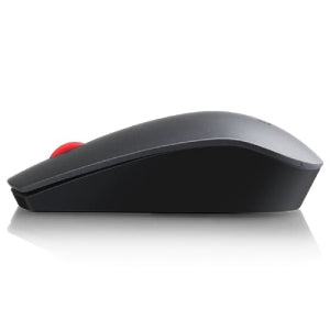 Mouse Lenovo - Radiofrecuencia - USB - Láser - 5 Botón(es) - Negro - Inalámbrico - 1600 Dpi - Rueda de Desplazamiento
