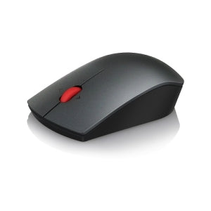 Mouse Lenovo - Radiofrecuencia - USB - Láser - 5 Botón(es) - Negro - Inalámbrico - 1600 Dpi - Rueda de Desplazamiento