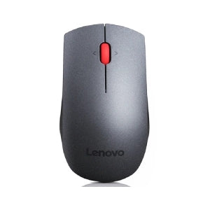 Mouse Lenovo - Radiofrecuencia - USB - Láser - 5 Botón(es) - Negro - Inalámbrico - 1600 Dpi - Rueda de Desplazamiento