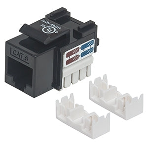 Jack RJ45 Cat6 Keystone Intellinet 210720 | Impacto, Color Negro