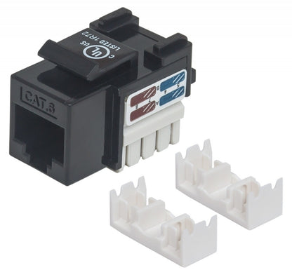 Jack RJ45 Cat6 Keystone Intellinet 210720 | Impacto, Color Negro