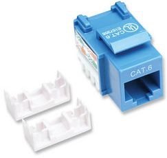 Conector RJ45 Intellinet 210737 | Cat6, Impacto Azul