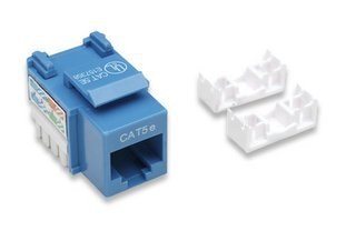 Jack RJ45 Intellinet 210546 | Cat5e, Keystone de Impacto Azul