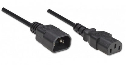 Cable de Corriente Intellinet 301152 | 1.8m, IEC 60320 C13/C14