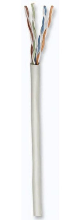 Bobina de Cable Utp Cat6e Cca Solida 305m 23 Awg Gris - Cable For Dispositivo de Red - 23 Awg - Gris