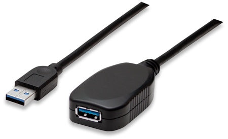 Cable USB 3.0 Intellinet 150712 | Extensión Activa 5m, 5 Gbit/s, Apantallado