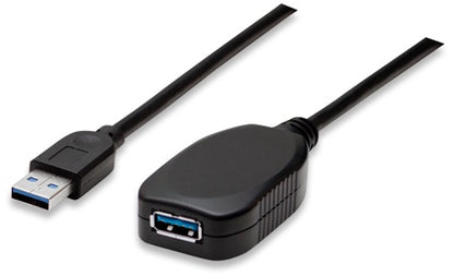 Cable USB 3.0 Intellinet 150712 | Extensión Activa 5m, 5 Gbit/s, Apantallado