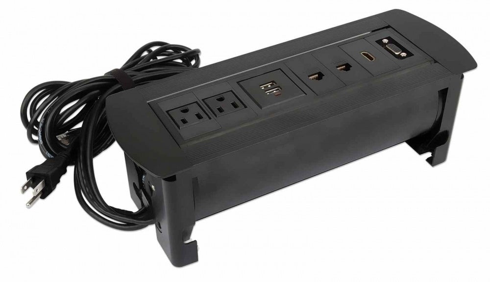 Caja Conexión Intellinet 164856 | 2 Tomas de Corriente 120V, Montaje Empotrado