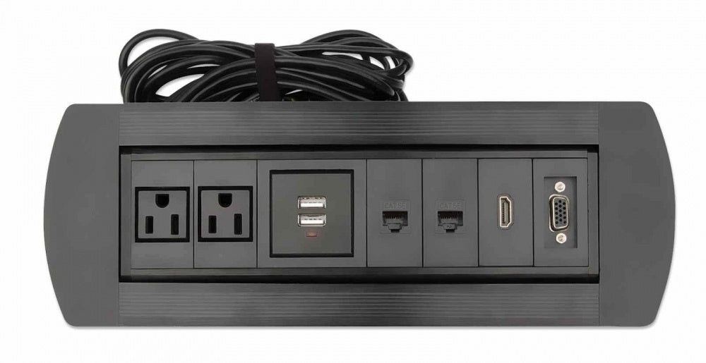 Caja Conexión Intellinet 164856 | 2 Tomas de Corriente 120V, Montaje Empotrado