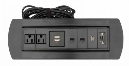Caja Conexión Intellinet 164856 | 2 Tomas de Corriente 120V, Montaje Empotrado