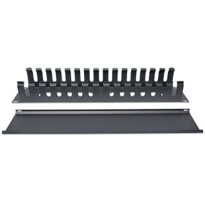 Organizador Horizontal 19" Intellinet 716062 | 2U Rack, Acero 88MM Longitud