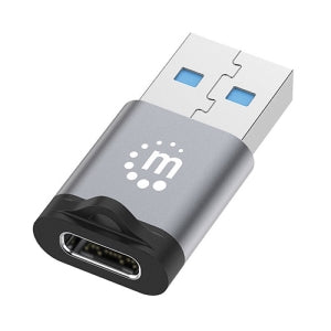 Adaptador USB-C V3.2 Gen1, Am-ch, 5gbps 3a - Níquel Contacto - Negro, Gris