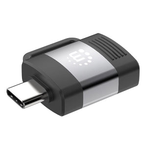Adaptador USB-C V3.2 Gen1, Cm-ah, 5gbps 3a - Níquel Contacto - Negro, Gris