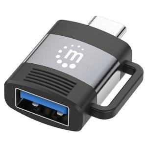 Adaptador USB-C V3.2 Gen1, Cm-ah, 5gbps 3a - Níquel Contacto - Negro, Gris