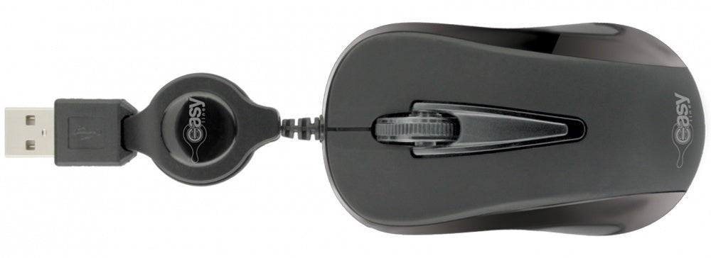Mini Raton Optico Retractil Pc Easy Line