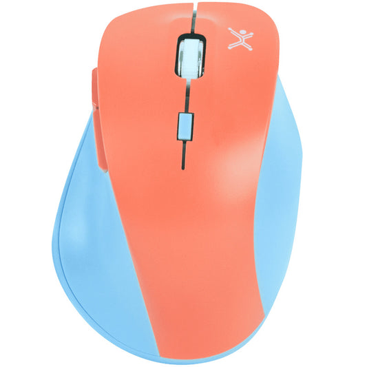 Mouse Inalámbrico Clic Silencioso Conector USB 1600 Dpi Thumb Azul-mamey| Perfect Choice