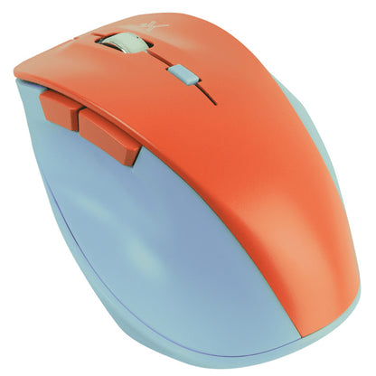 Mouse Inalámbrico Clic Silencioso Conector USB 1600 Dpi Thumb Azul-mamey| Perfect Choice