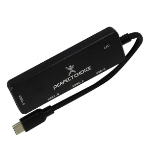 Adaptador Hub USB 2.0 4 Puertos para Laptop y Dispositivos Móviles | Perfect Choice