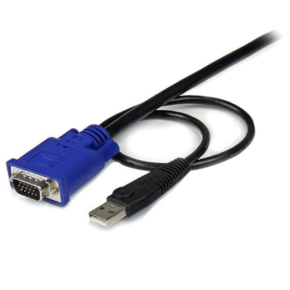 Cable KVM StarTech.com SVECONUS10 | 3m Ultra Delgado, VGA y USB HD15 Macho a Macho