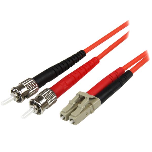 Cable de Red StarTech.com 50FIBLCST5 | 5m, 10Gbit/s, Multimodo Duplex LC-ST