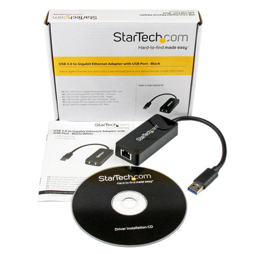 Adaptador de Red StarTech.com USB31000SPTB | USB 3.0, Soporte RJ45
