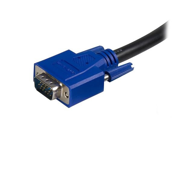 Cable KVM StarTech.com SVUSB2N1_10 | 2 en 1, 3m VGA HD-15