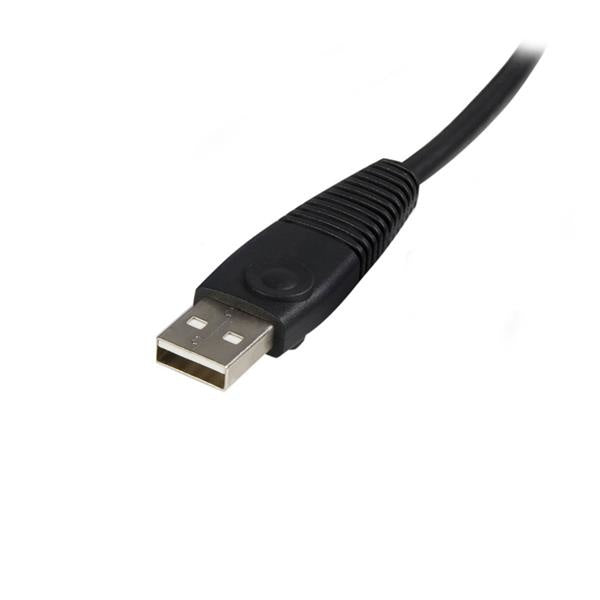 Cable KVM StarTech.com SVUSB2N1_10 | 2 en 1, 3m VGA HD-15