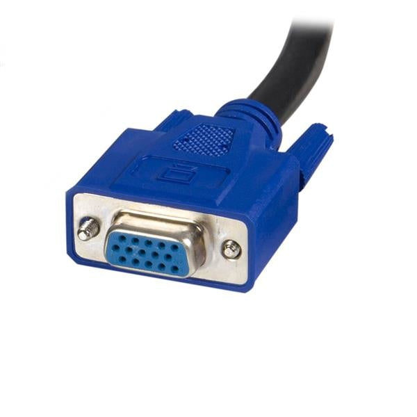 Cable KVM StarTech.com SVUSB2N1_10 | 2 en 1, 3m VGA HD-15