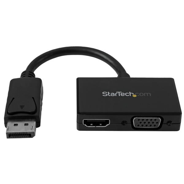 Adaptador StarTech.com DP2HDVGA | DisplayPort a HDMI/VGA, Resolución 1920x1200, 1080p