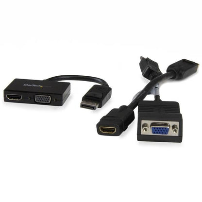 Adaptador StarTech.com DP2HDVGA | DisplayPort a HDMI/VGA, Resolución 1920x1200, 1080p