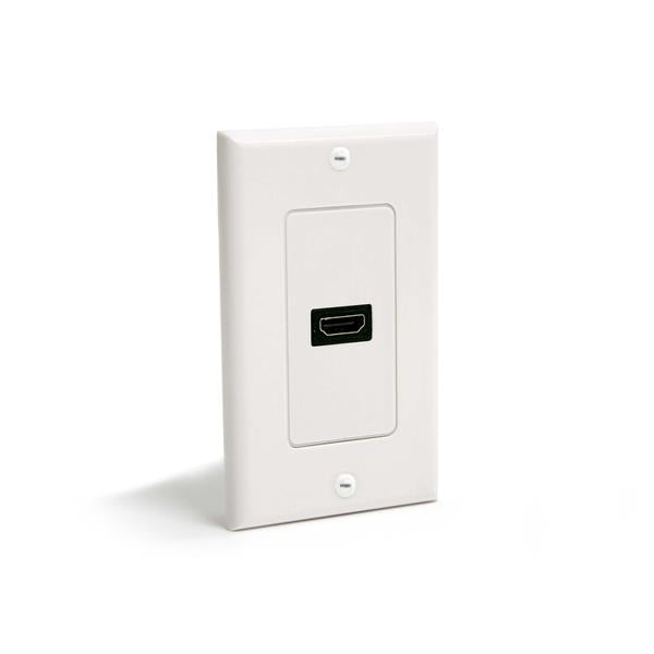 Placa de Pared HDMI StarTech.com HDMIPLATE | 1 Entrada Hembra, Color Blanco