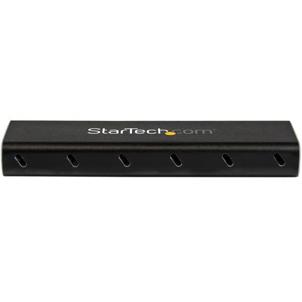 Startech.com Gabinete Adaptador M.2 Ngff a USB 3.1 con Carcasa Protectora - Gabinete Caja de SSD M.2 para Ssds M.2 SATA - 1 X SSD Admitido - 1 X Bahía Total - Aluminio