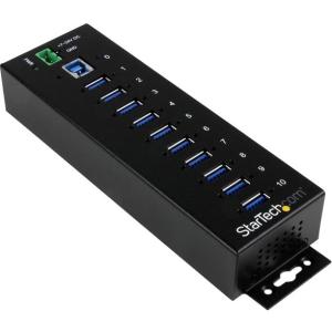 Concentrador USB 3.0 StarTech.com ST1030USBM | 10 Puertos, 5Gbps, Protección de Descargas