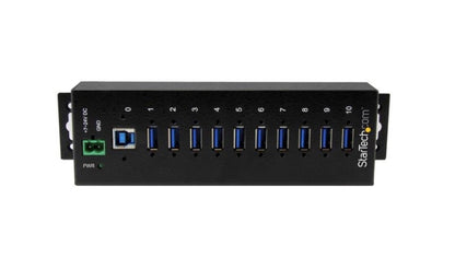 Concentrador USB 3.0 StarTech.com ST1030USBM | 10 Puertos, 5Gbps, Protección de Descargas