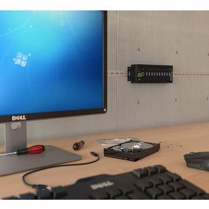 Concentrador USB 3.0 StarTech.com ST1030USBM | 10 Puertos, 5Gbps, Protección de Descargas