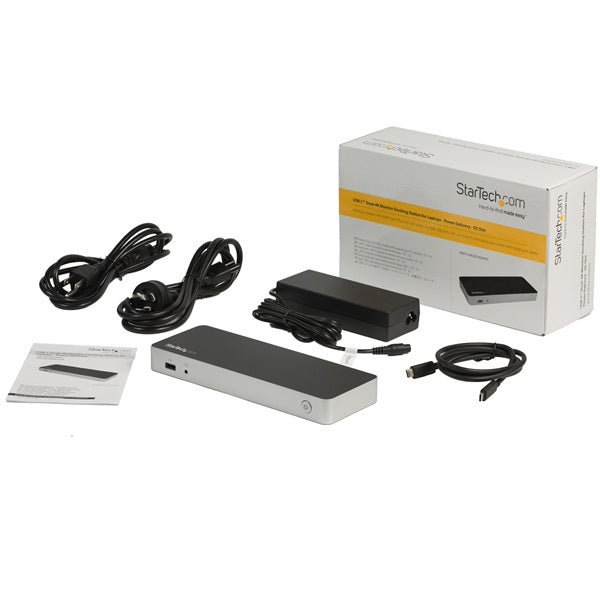 Dock USB-C StarTech.com DK30CHDDPPD | 2 Monitores 4K 30Hz, 60W PD, 4 Puertos USB-A 3.0