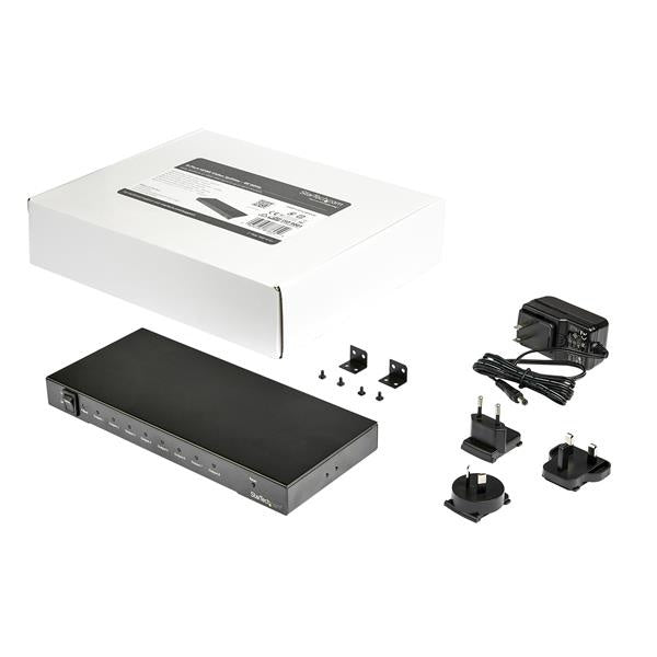 Divisor HDMI StarTech.com ST128HD20 | 8 Puertos, 4K 60Hz con Audio 7.1